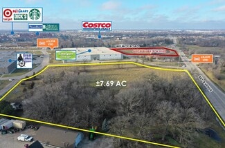 Plus de détails pour 7.69 AC Adj. to Wilmot Road, Pleasant Prairie, WI - Terrain à vendre