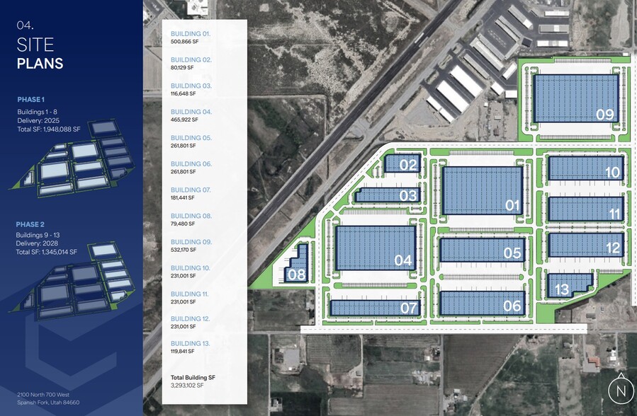 2100 N 700 W, Spanish Fork, UT à louer - Plan de site – Image 2 sur 2