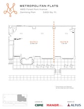 4535 Forest Park Ave, Saint Louis, MO à louer Plan d’étage– Image 2 sur 2