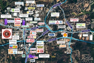 147 Commerce Dr, Villa Rica, GA - Vue aérienne  vue de carte - Image1