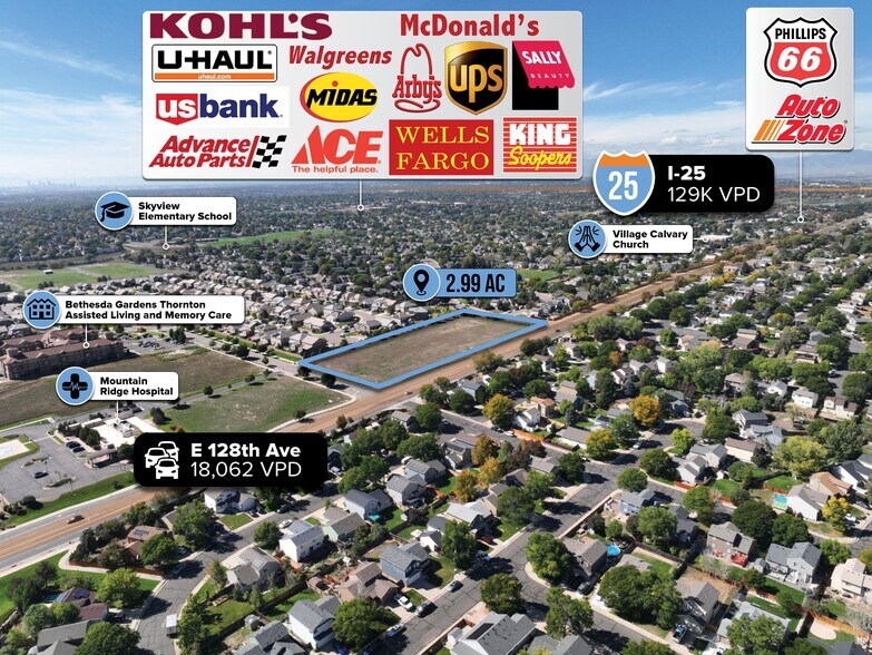 128th Ave & Hudson Street St, Thornton, CO à vendre - Photo de l’immeuble – Image 2 sur 15