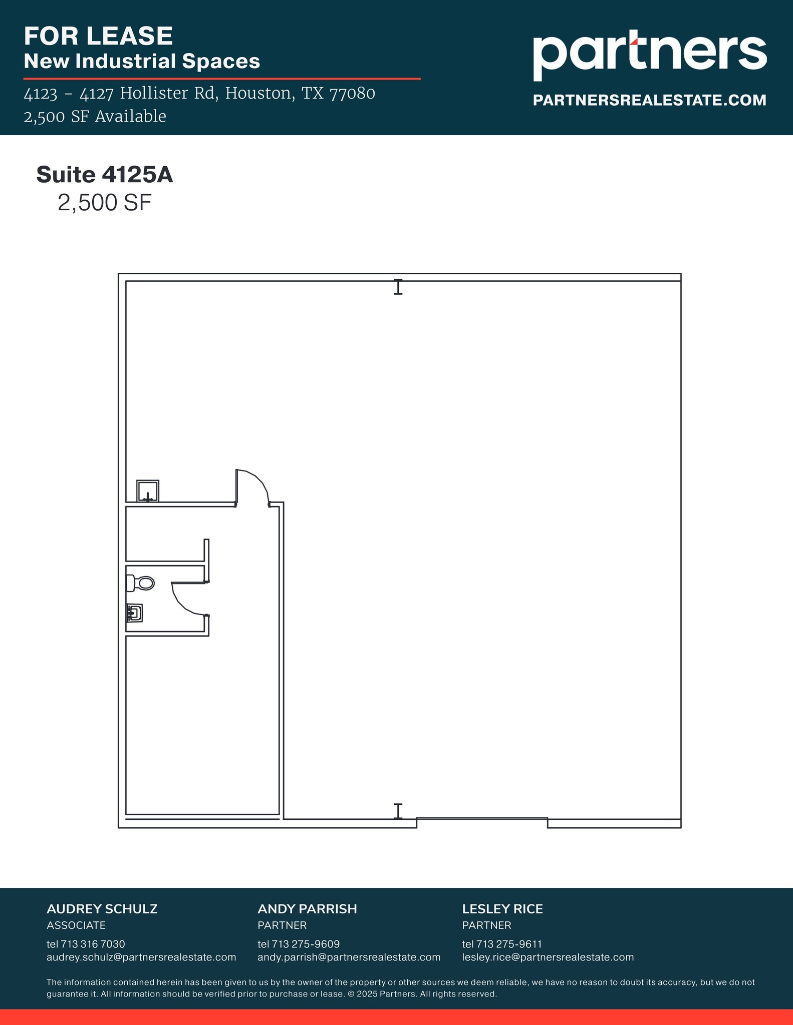4125 Hollister Rd, Houston, TX à louer Plan de site– Image 1 sur 1