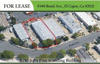 Plus de détails pour 9349 Bond Ave, El Cajon, CA - Industriel/Logistique à louer
