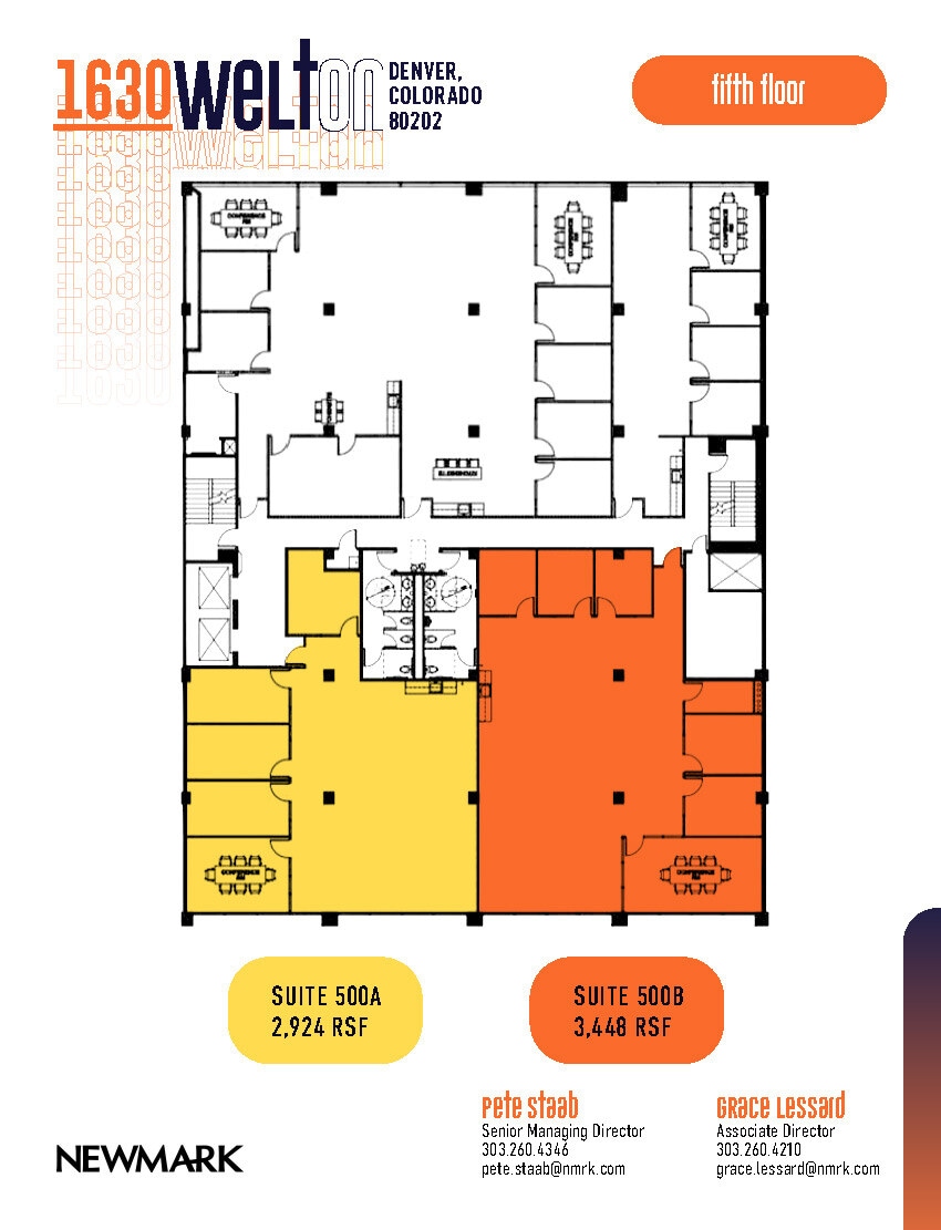 1630 Welton St, Denver, CO à vendre Plan d’étage– Image 1 sur 1