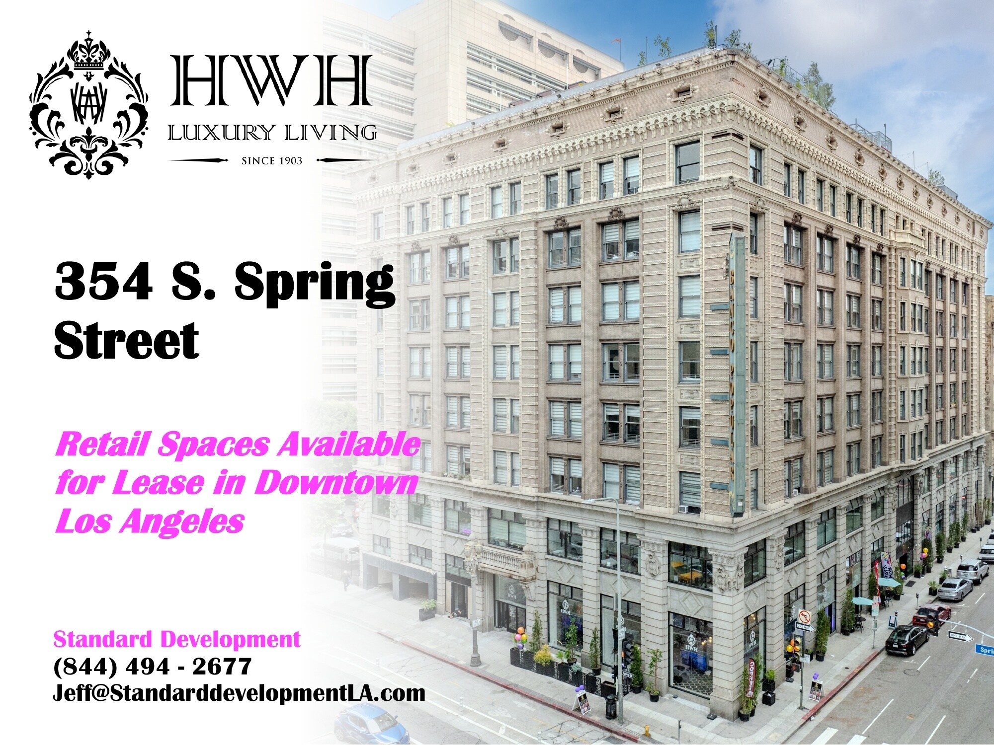 354 S Spring St, Los Angeles, CA à louer Photo de l’immeuble– Image 1 sur 19