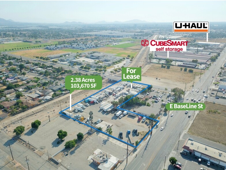 1605 E Base Line St, San Bernardino, CA à louer - Aérien – Image 2 sur 4