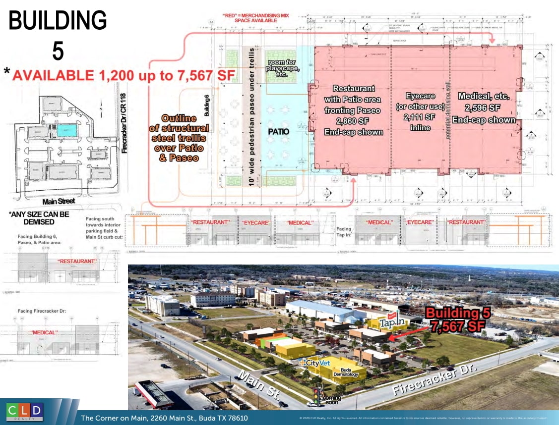 The Corner on Main, Buda, TX à louer Photo intérieure– Image 1 sur 1