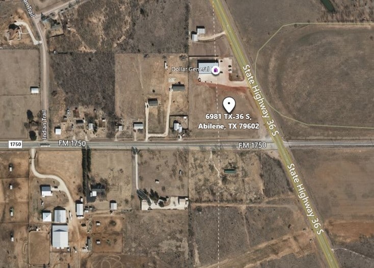 6981 Highway 36 South, Abilene, TX à vendre Aérien– Image 1 sur 2