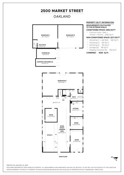 2500 Market St, Oakland, CA à vendre - Plan de site – Image 3 sur 3