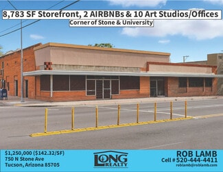 Plus de détails pour 748 N Stone Ave, Tucson, AZ - Local commercial à vendre