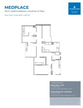 1315 St Joseph Pky, Houston, TX à louer Plan d’étage– Image 1 sur 2