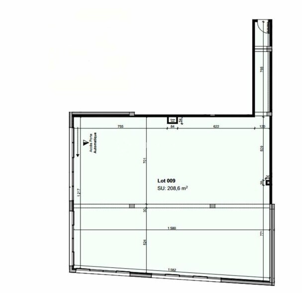 Bureau dans Narbonne à vendre - Plan d’étage – Image 3 sur 6