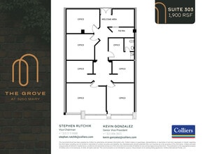 3250 Mary St, Coconut Grove, FL à louer Plan d’étage– Image 1 sur 1