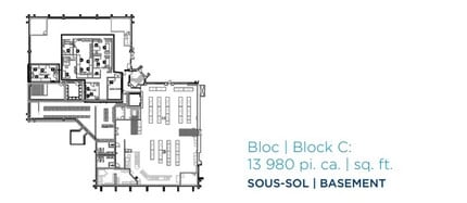 1050-1155 Boul Saint-Régis, Dorval, QC à louer Plan d’étage– Image 1 sur 1