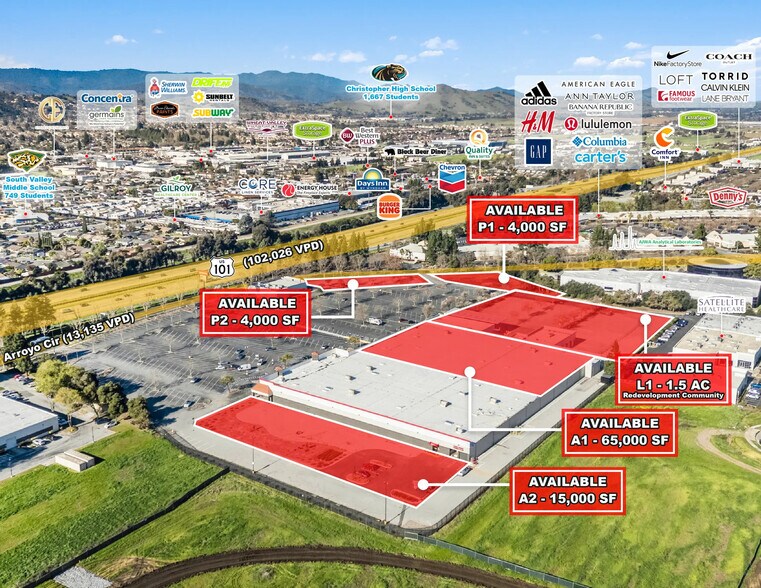 7950 Arroyo Cir, Gilroy, CA à louer - Photo de l’immeuble – Image 1 sur 6