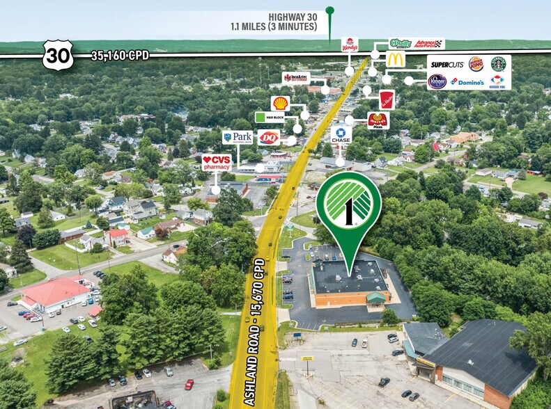 770 Ashland Rd, Mansfield, OH à vendre - Photo de l’immeuble – Image 2 sur 5