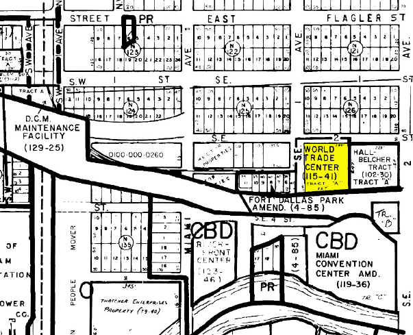100 SE 2nd St, Miami, FL à louer - Plan cadastral – Image 2 sur 29