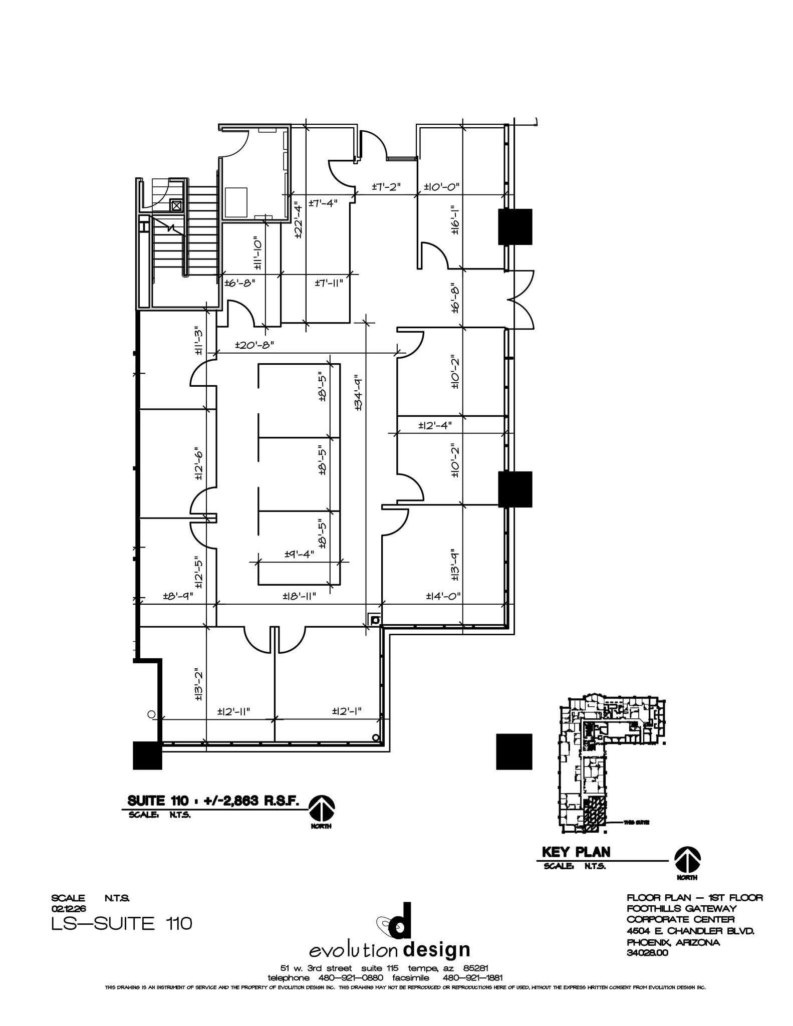 4505 E Chandler Blvd, Phoenix, AZ à louer Plan de site– Image 1 sur 1