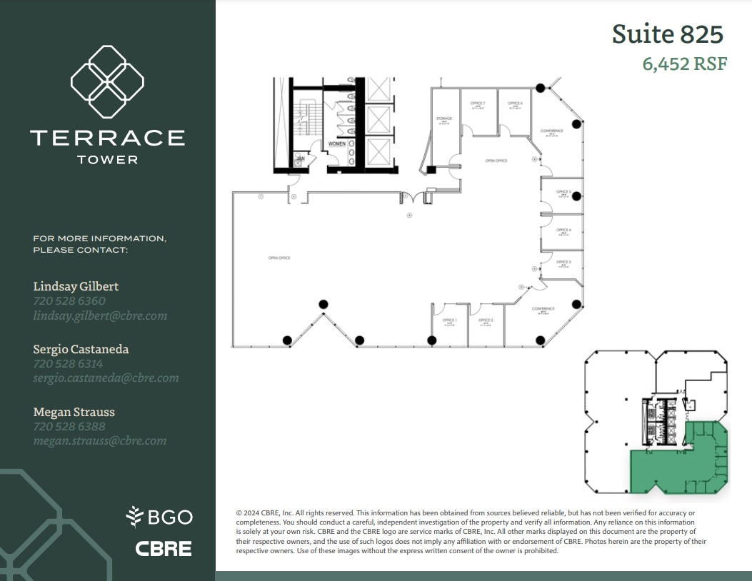 5619 Dtc Pky, Greenwood Village, CO à louer Plan d’étage– Image 1 sur 1