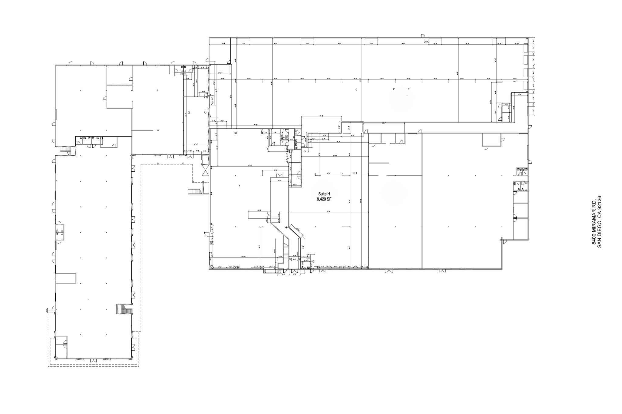 8400 Miramar Rd, San Diego, CA à louer Plan de site– Image 1 sur 2