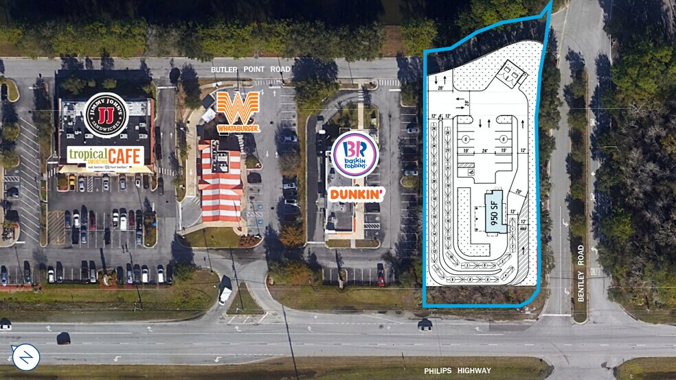 US 1, Jacksonville, FL à vendre - Aérien – Image 2 sur 2