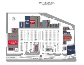 810-1018 N Main St, Suffolk, VA à louer Plan de site– Image 1 sur 1