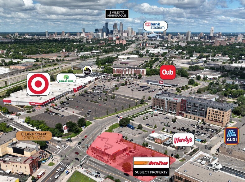 2610 E Lake St, Minneapolis, MN à vendre - Photo de l’immeuble – Image 3 sur 3