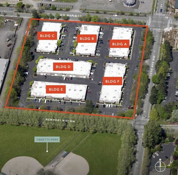 1045-1145 12th Ave, Issaquah, WA à louer - Aérien – Image 2 sur 3