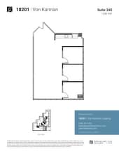 18301 Von Karman Ave, Irvine, CA à louer Plan d’étage– Image 1 sur 2