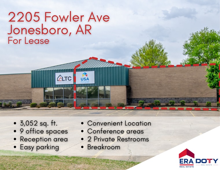 2205 Fowler Ave, Jonesboro, AR à louer - Photo de l’immeuble – Image 1 sur 15