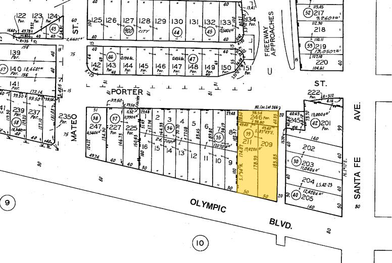 2341-2345 E Olympic Blvd, Los Angeles, CA à louer - Plan cadastral – Image 2 sur 19