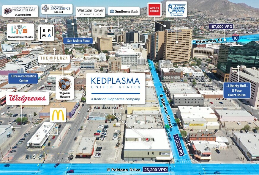 313 S Stanton St, El Paso, TX à vendre - Photo de l’immeuble – Image 2 sur 2