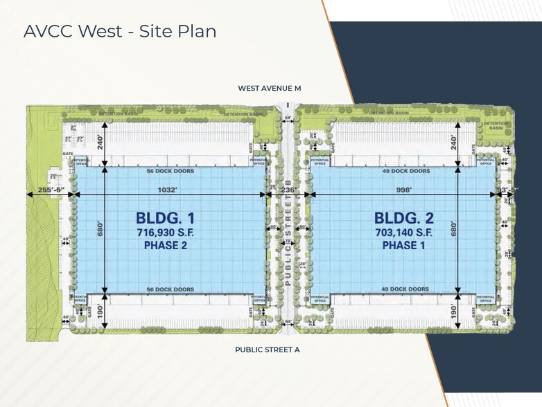 W Avenue M, Lancaster, CA à louer - Plan de site – Image 3 sur 3