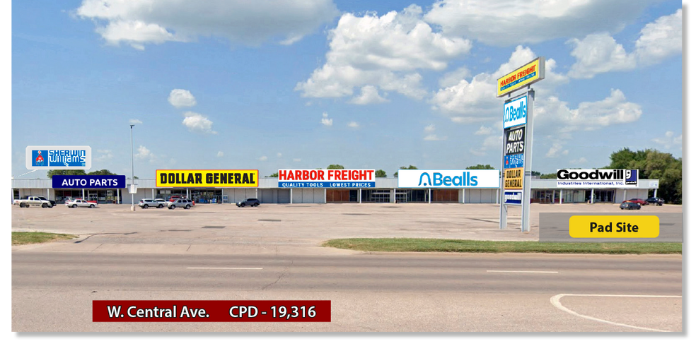 El Dorado Plaza Shopping Center, El Dorado, KS à vendre - Photo principale – Image 1 sur 2