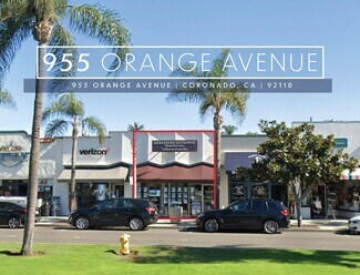Plus de détails pour 953-955 Orange Ave, Coronado, CA - Bureau/Local commercial à louer