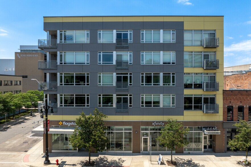 3901-3909 Woodward Ave, Detroit, MI à louer - Photo de l’immeuble – Image 2 sur 5