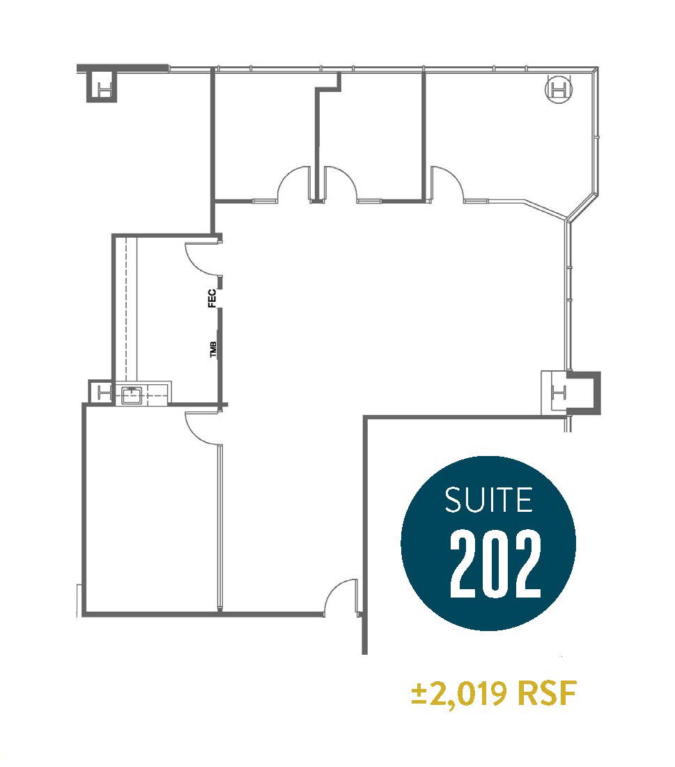 1702 E Highland Ave, Phoenix, AZ à louer Plan d’étage– Image 1 sur 1