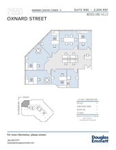 21550 Oxnard St, Woodland Hills, CA à louer Plan d’étage– Image 1 sur 1