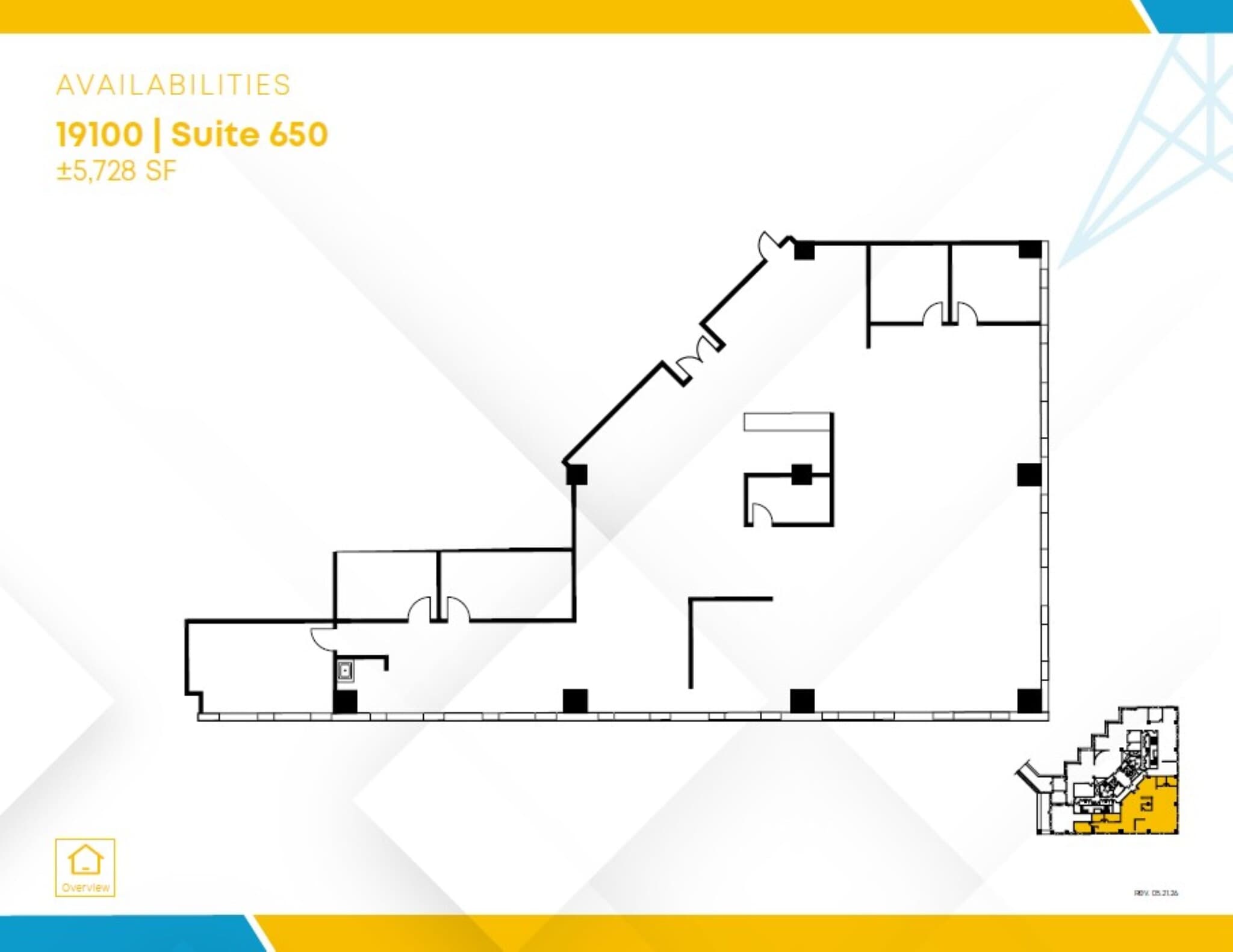 19100-19200 Von Karman Ave, Irvine, CA à louer Plan d’étage– Image 1 sur 2