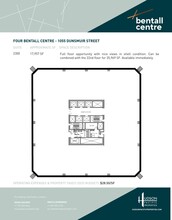 1055 Dunsmuir St, Vancouver, BC à louer Plan d’étage– Image 2 sur 2