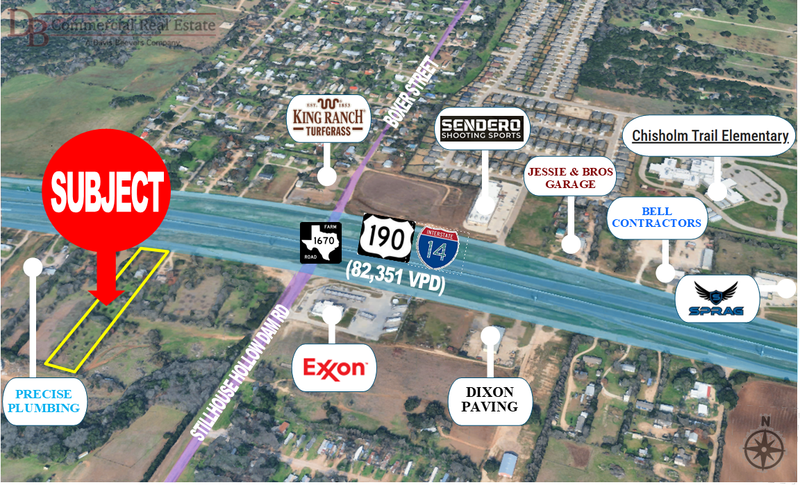 3825 W US Highway 190, Belton, TX à vendre Aérien– Image 1 sur 2