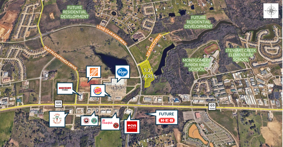 Mia Lago & Lonestar Parkway, Montgomery, TX à vendre - Photo de l’immeuble – Image 2 sur 7