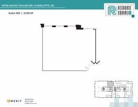 10735 David Taylor Dr, Charlotte, NC à louer Plan d’étage– Image 1 sur 1