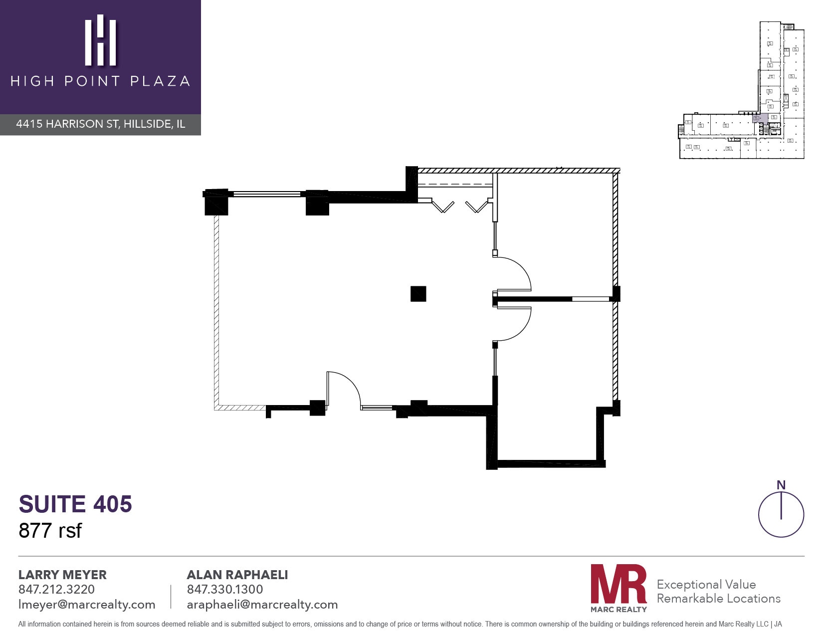4415 W Harrison St, Hillside, IL à louer Plan d’étage– Image 1 sur 1