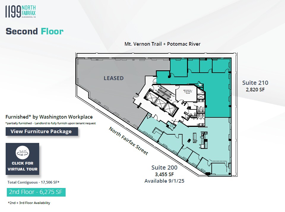 1199 N Fairfax St, Alexandria, VA à louer Plan d’étage– Image 1 sur 1