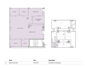 6555 Rock Spring Dr, Bethesda, MD à louer Plan d’étage– Image 1 sur 1