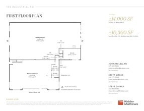 758 Industrial Rd, San Carlos, CA à louer Plan d’étage– Image 1 sur 1