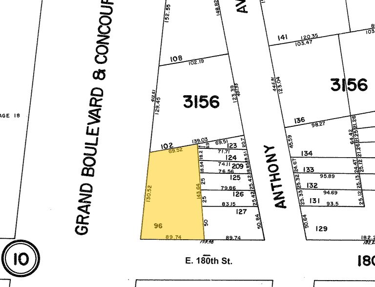 2080-2090 Grand Concourse, Bronx, NY à louer - Plan cadastral – Image 3 sur 6