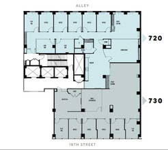 1015 18th St NW, Washington, DC à louer Plan d’étage– Image 1 sur 1