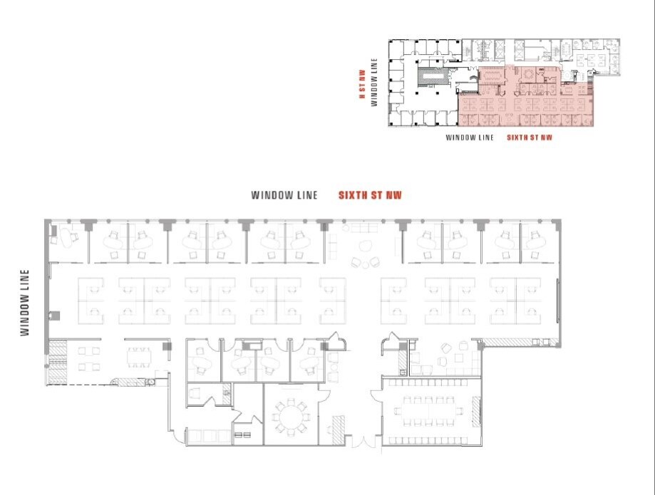777 6th St NW, Washington, DC à louer Plan d’étage– Image 1 sur 1